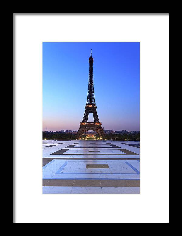 Dawn Framed Print featuring the photograph Eiffel Tower Sunrise by Btrenkel