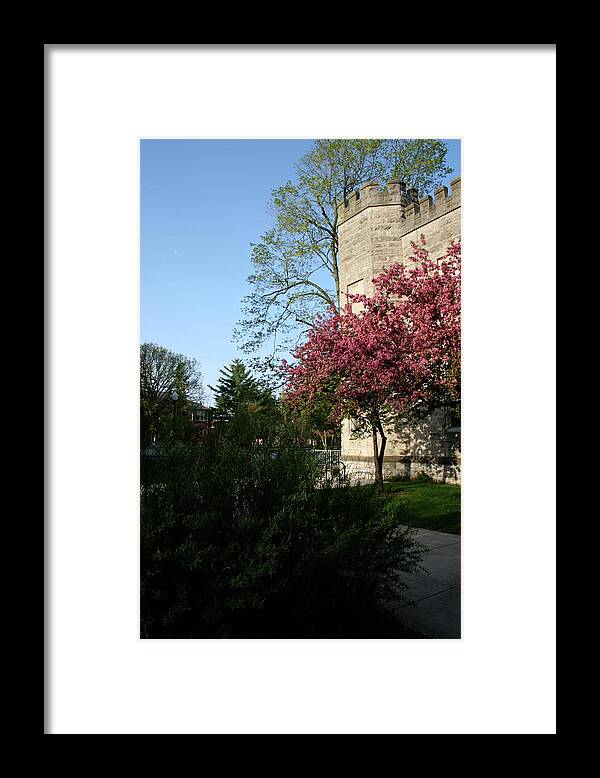 Eiu Spring Old Main Framed Print featuring the photograph EIU Spring Old Main by Dylan Punke