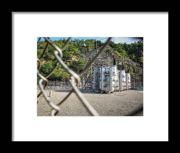Power Framed Print featuring the photograph Electrical Power by Buck Buchanan