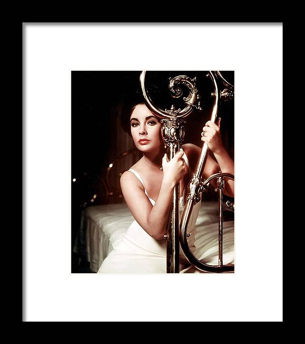 1950-1959 Framed Print featuring the photograph Elizabeth Taylor In The Film Cat On A by Api