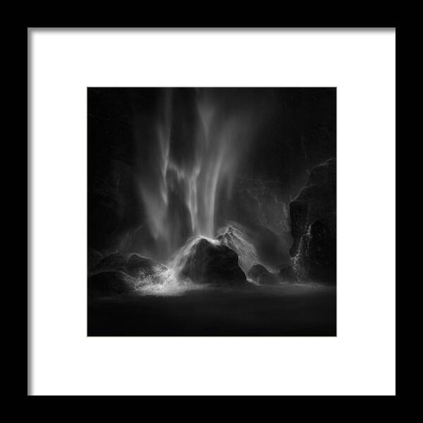 Waterfall Framed Print featuring the photograph Elowah Falls by Shenshen Dou