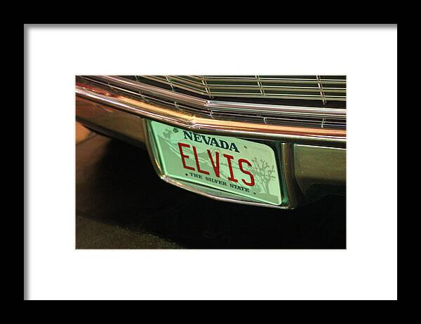 Elvis Framed Print featuring the photograph Elvis Lives by Laura Smith