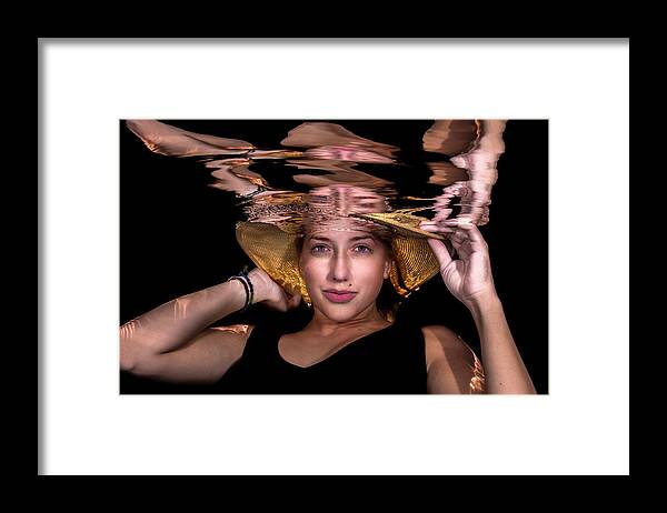 Underwater Framed Print featuring the photograph Emily by Jim Lesher