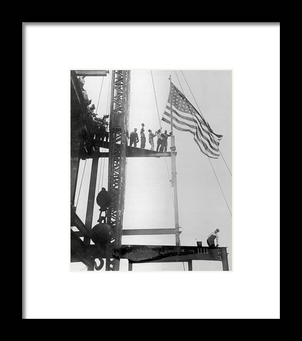 1930-1939 Framed Print featuring the photograph Empire State Building by Fpg