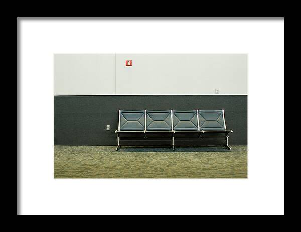 Empty Framed Print featuring the photograph Empty Chairs by Copyright Jeff Seltzer Photography
