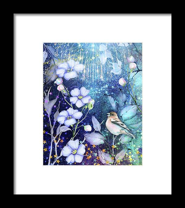 Enchanted Framed Print featuring the digital art Enchanted by Linda Carruth