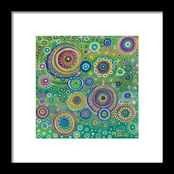 Energy Framed Print featuring the painting Energy by Tanielle Childers