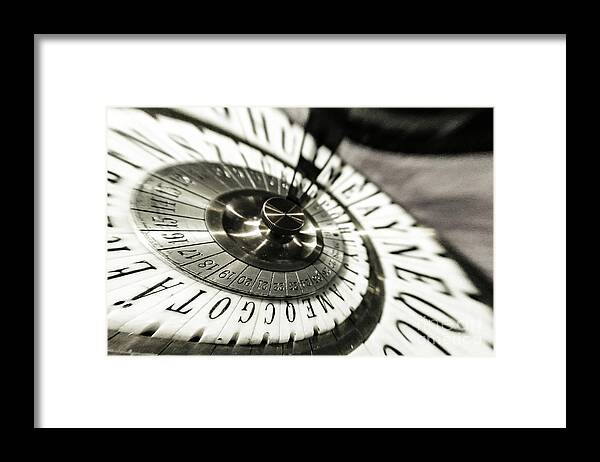 Enigma Machine Framed Print featuring the photograph Enig-Matic by Phil Cappiali Jr