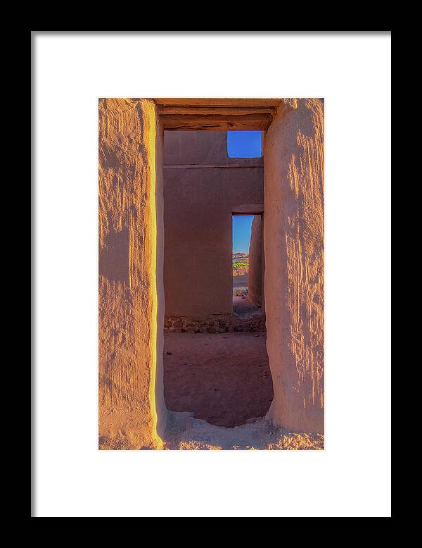 Landscape Framed Print featuring the photograph Entry to Officers Quarters by Marc Crumpler