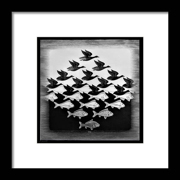 Maurits Cornelis Escher Framed Print featuring the photograph Escher 115 by Rob Hans