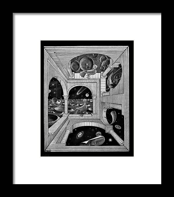 Maurits Cornelis Escher Framed Print featuring the photograph Escher 133 by Rob Hans