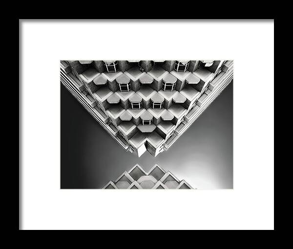 Architecture Framed Print featuring the photograph Esoteric by Souren Arslanian