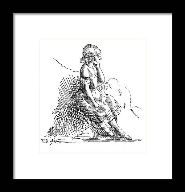 Engraving Framed Print featuring the drawing Etching By Queen Victoria, 1840, 1900 by Print Collector