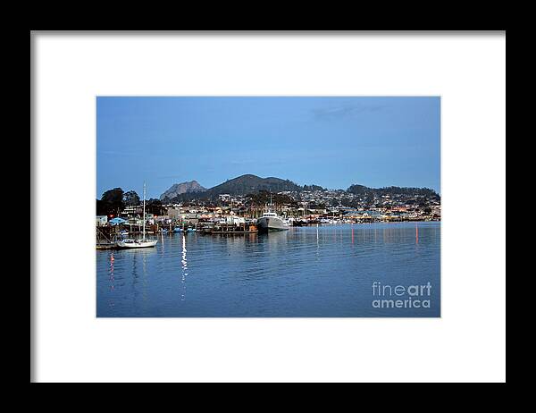 Morro Bay Framed Print featuring the photograph Evening in Morro Bay by Michael Rock