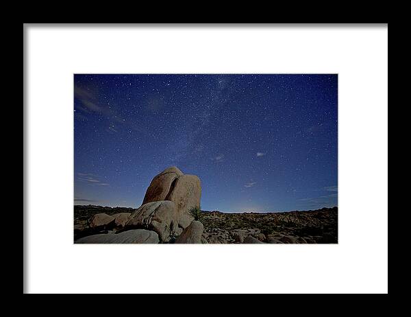Clear Sky Framed Print featuring the photograph Existence by Eric Lo