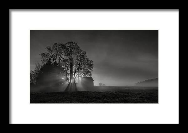 Mist Framed Print featuring the photograph Expecting A Beautiful Day by Ulrike Eisenmann