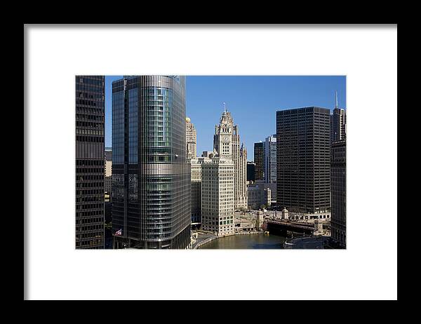 Lake Michigan Framed Print featuring the photograph Exploring Downtown Chicago by George Rose