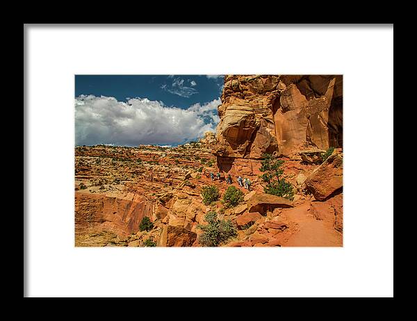 Outdoors Framed Print featuring the photograph Exposed Along the Edge by Doug Scrima