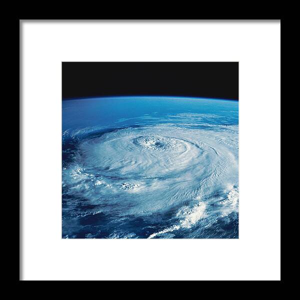Weather Framed Print featuring the photograph Eye Of A Hurricane by Stocktrek