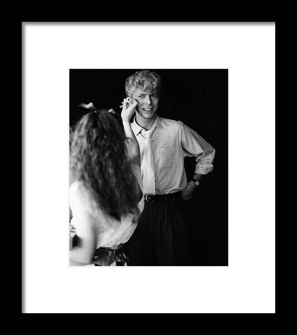 Rock Music Framed Print featuring the photograph Eyes For Bowie by Keystone