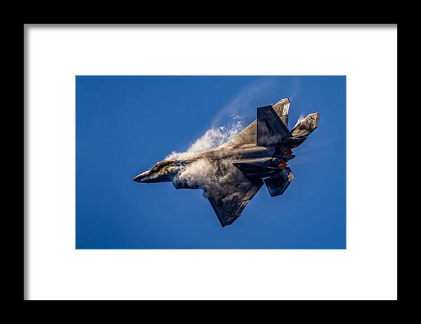 Usaf Framed Print featuring the photograph F-22 Raptor by Dan Mccauley Iv