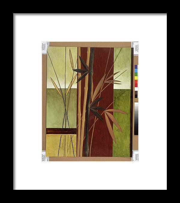 Bamboo Framed Print featuring the mixed media F13209a by Pablo Esteban