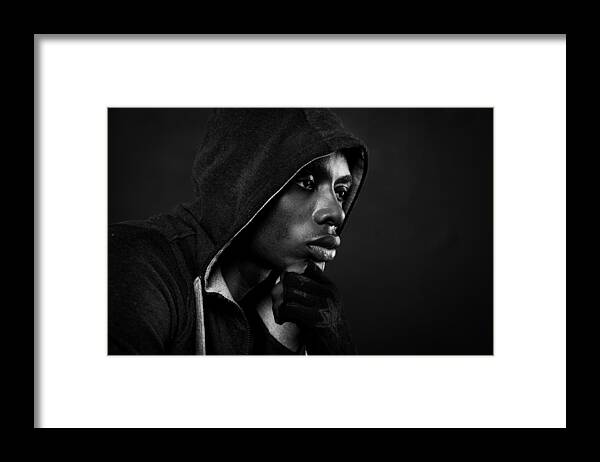 Face
Black
Black Ans White
Gesicht
Portrait
People Framed Print featuring the photograph Face by Christian Kurz