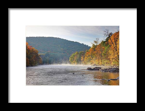 Scenics Framed Print featuring the photograph Fall Foliage In The Litchfield Hills Of by Denistangneyjr