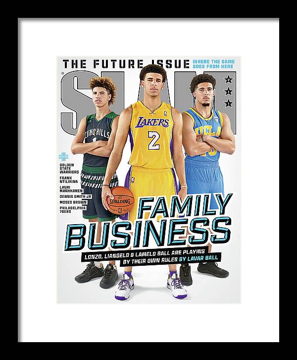 Family Business: Lonzo, Liangelo & Lamelo are Playing by their own Rules  SLAM Cover by Atiba Jefferson