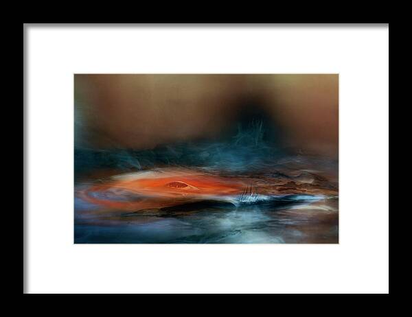 Macro Framed Print featuring the photograph Fantasy Lake by Willy Marthinussen