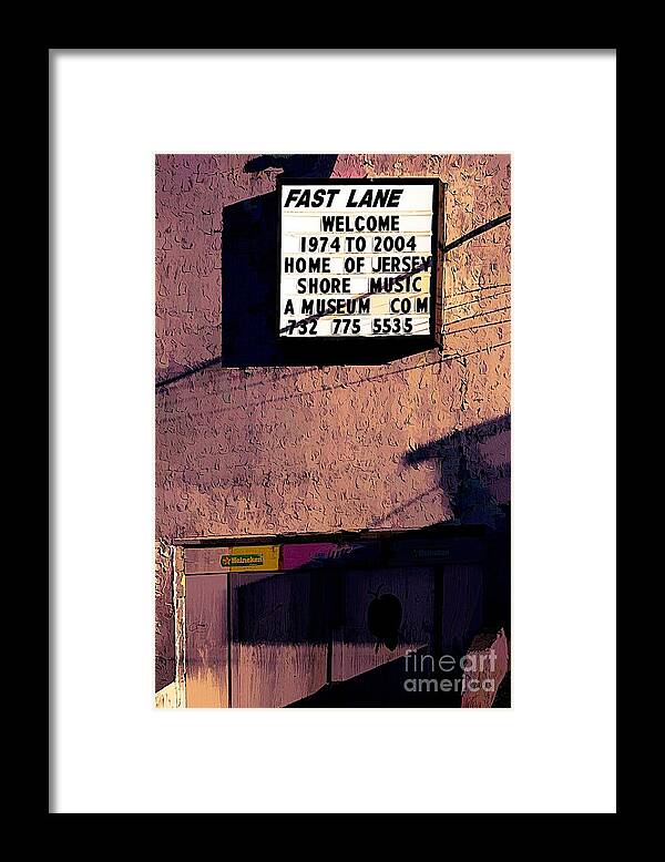 New Jersey Framed Print featuring the photograph Fast Land former Nightclub Asbury Park NJ Demolished in 2013 by Chuck Kuhn
