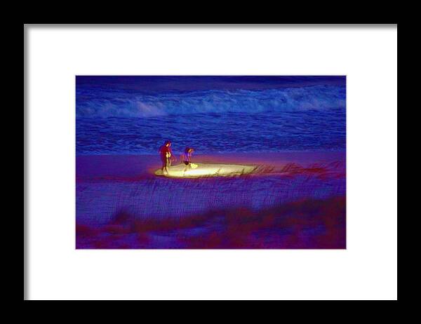 Father Framed Print featuring the photograph Father and Daughter Moment by Debra Grace Addison