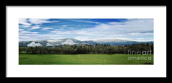 Oregon Landscape Framed Print featuring the photograph Febuary Fantasy by Janie Johnson