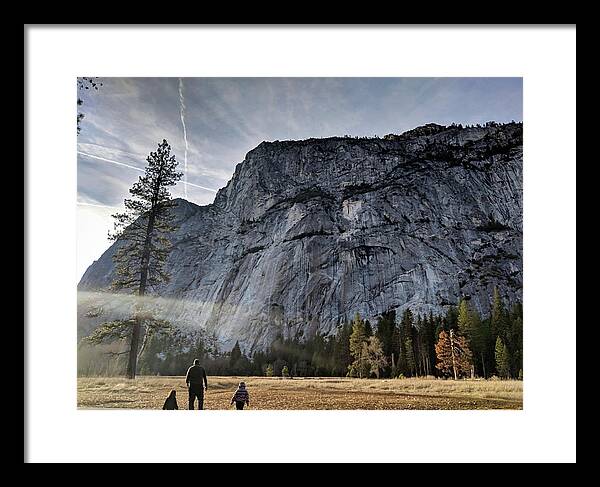 Mountain Framed Print featuring the photograph Feel Small by Portia Olaughlin