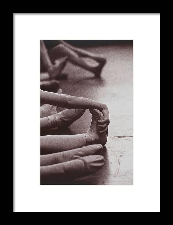 Ballet Dancer Framed Print featuring the photograph Feet Of Ballet Dancers by Doug Plummer