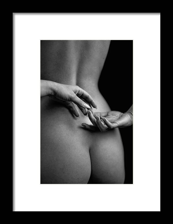 Art Framed Print featuring the photograph Female Hands by Colin Dixon