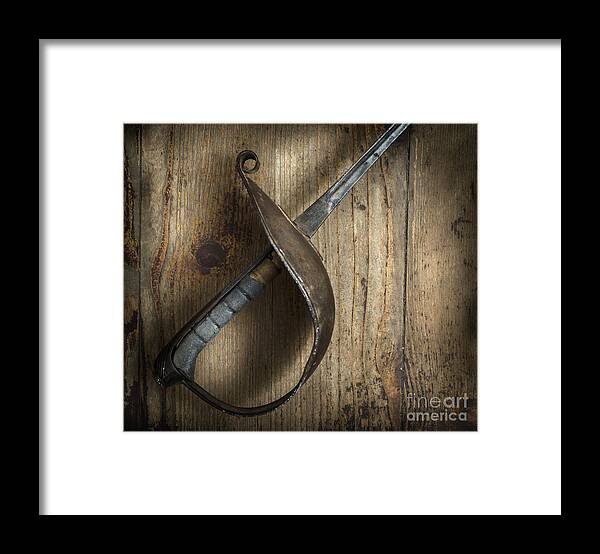 Sword Framed Print featuring the photograph Fencing Sword by Jelena Jovanovic