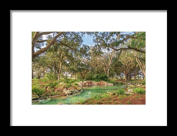 The Villages Framed Print featuring the photograph Fenney Entrance by Betty Eich