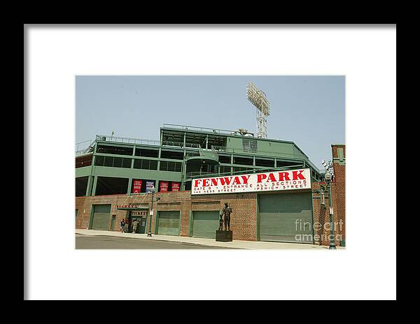 American League Baseball Framed Print featuring the photograph Fenway Park by Getty Images