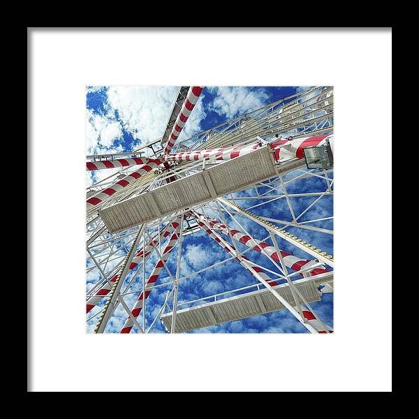 Ferris Wheel Framed Print featuring the photograph Ferris Wheel by Michael Frank