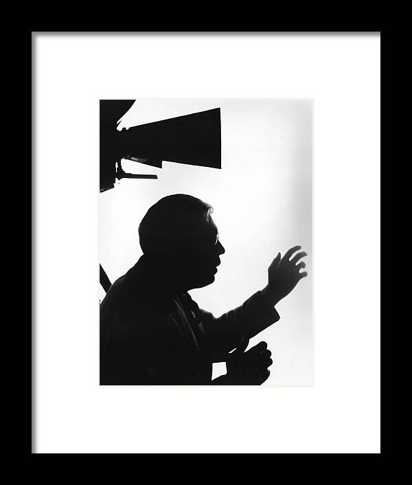 Working Framed Print featuring the photograph Film Director by Sasha