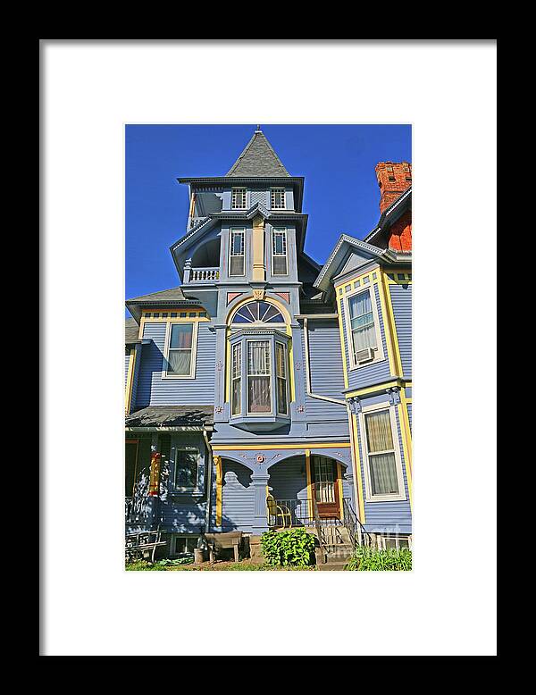 Findlay Framed Print featuring the photograph Findlay Historic House 4528 by Jack Schultz