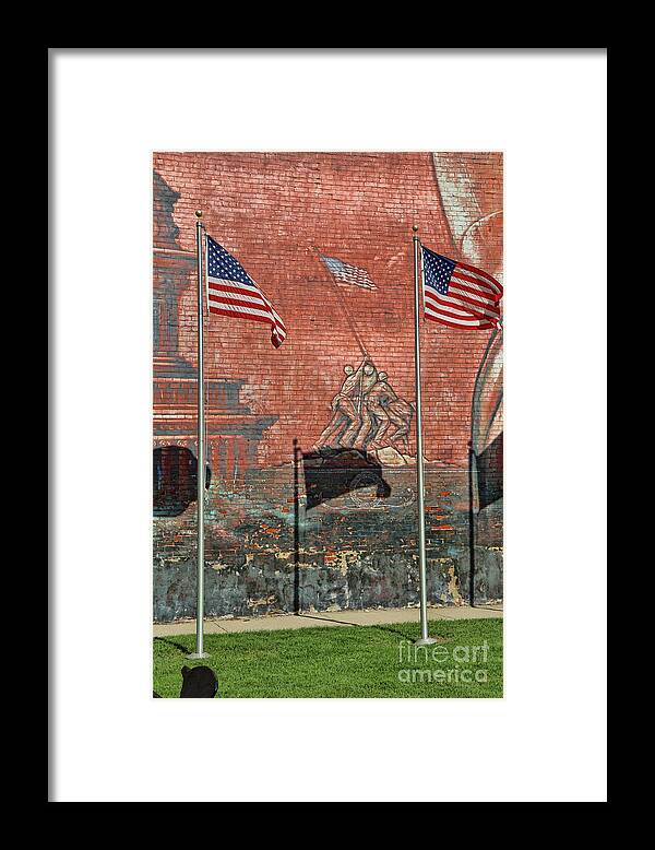 Findlay Framed Print featuring the photograph Findlay Veterans Memorial 4600 by Jack Schultz