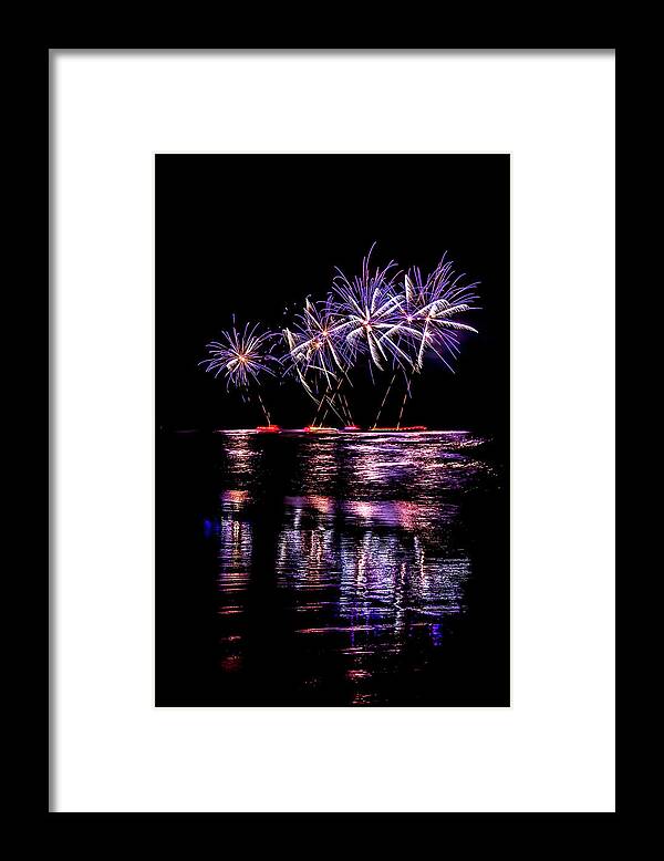 Australia Framed Print featuring the photograph Fireworks Frenzy by Az Jackson