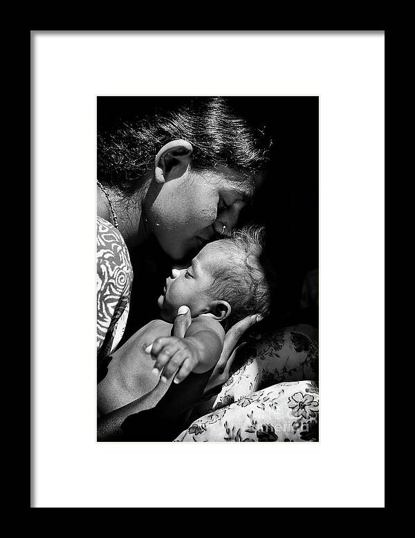 Mother Framed Print featuring the photograph First born by Tim Gainey