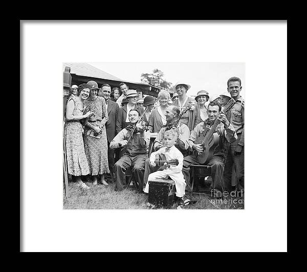 Mid Adult Women Framed Print featuring the photograph First Lady Eleanor Roosevelt Watches by Bettmann