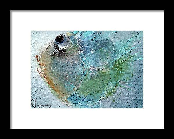 Russian Artists New Wave Framed Print featuring the painting Fish-Ka 3 by Igor Medvedev