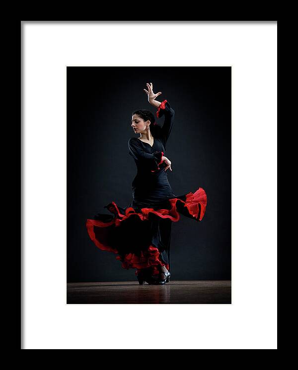 People Framed Print featuring the photograph Flamenco Dancer by David Sacks