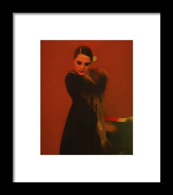 Abanicos Framed Print featuring the photograph Flamenco Series 2 by Catherine Sobredo