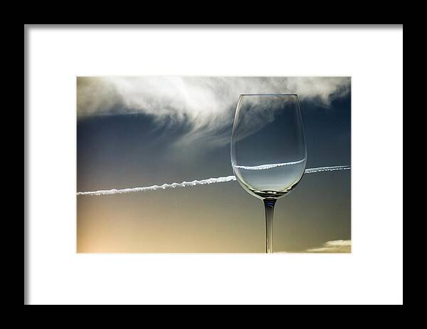 Plane Framed Print featuring the photograph Flight Path by Chechi Peinado